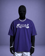 SAINT ARQANE - MOONLIT KOI INDIGO TEE (Front Model)