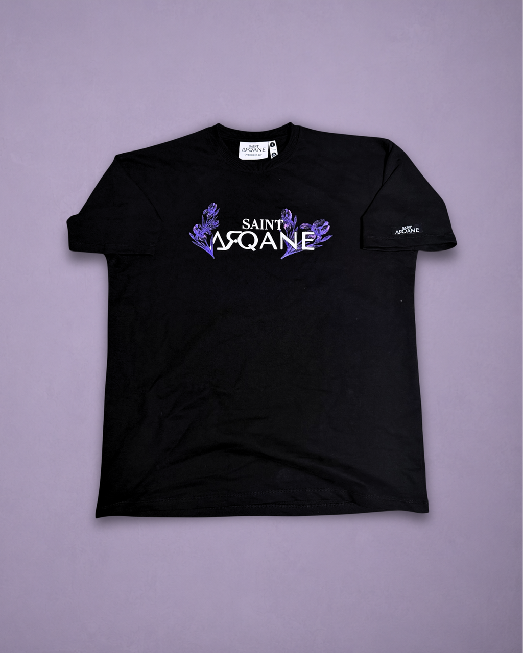 SAINT ARQANE - INFINITE DRAGON BLACK TEE (Front Product)