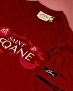 SAINT ARQANE - ONI WINE TEE (Front Close up 1)