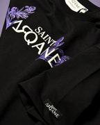 SAINT ARQANE - INFINITE DRAGON BLACK TEE (Front Close Up 1)