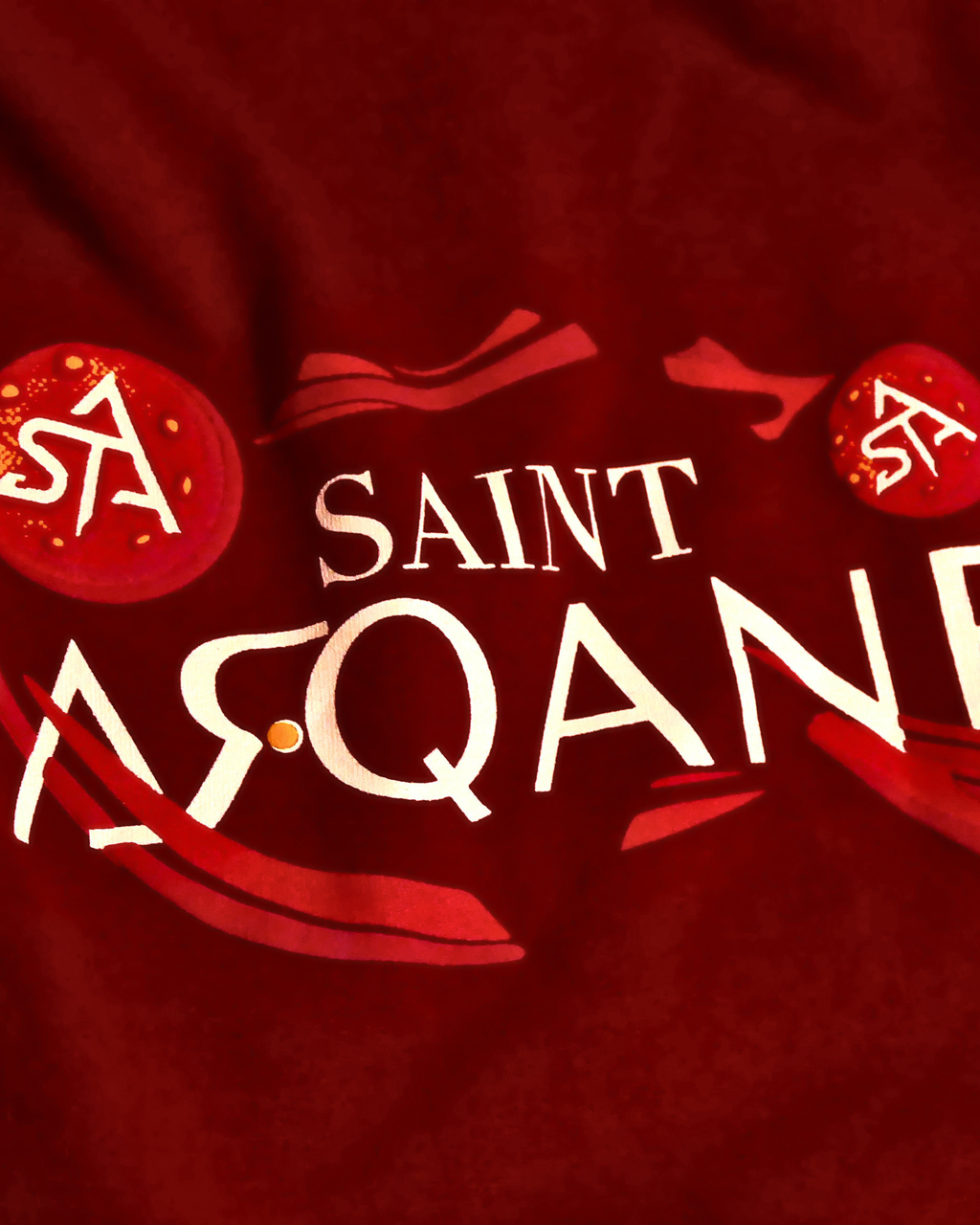 SAINT ARQANE - ONI WINE TEE (Front Print)