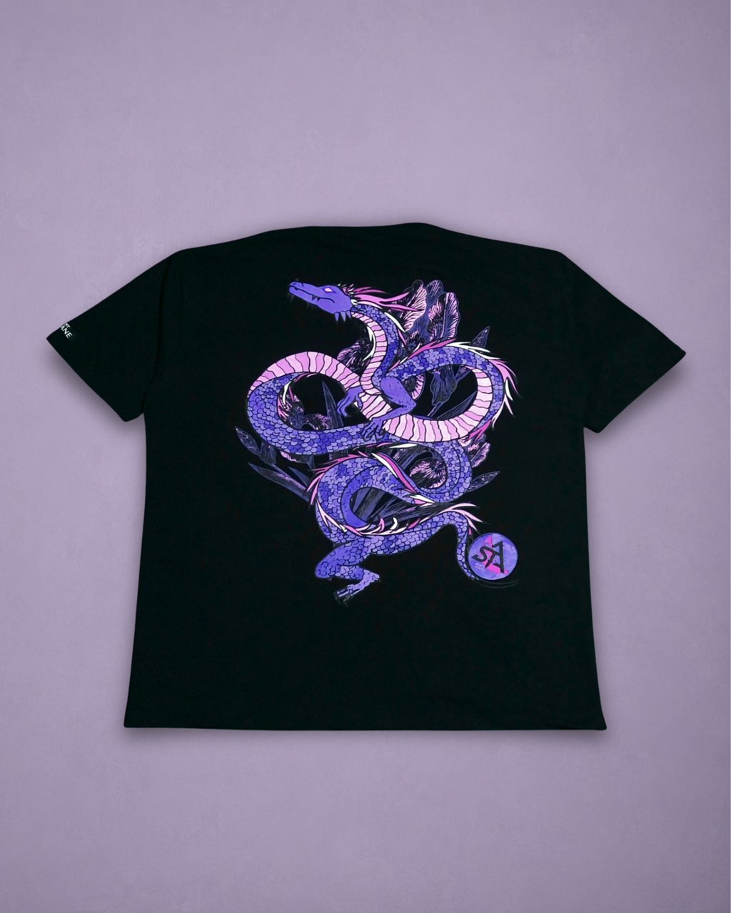 SAINT ARQANE - INFINITE DRAGON BLACK TEE (Back Product)