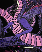 SAINT ARQANE - INFINITE DRAGON BLACK TEE (Back Print 2)