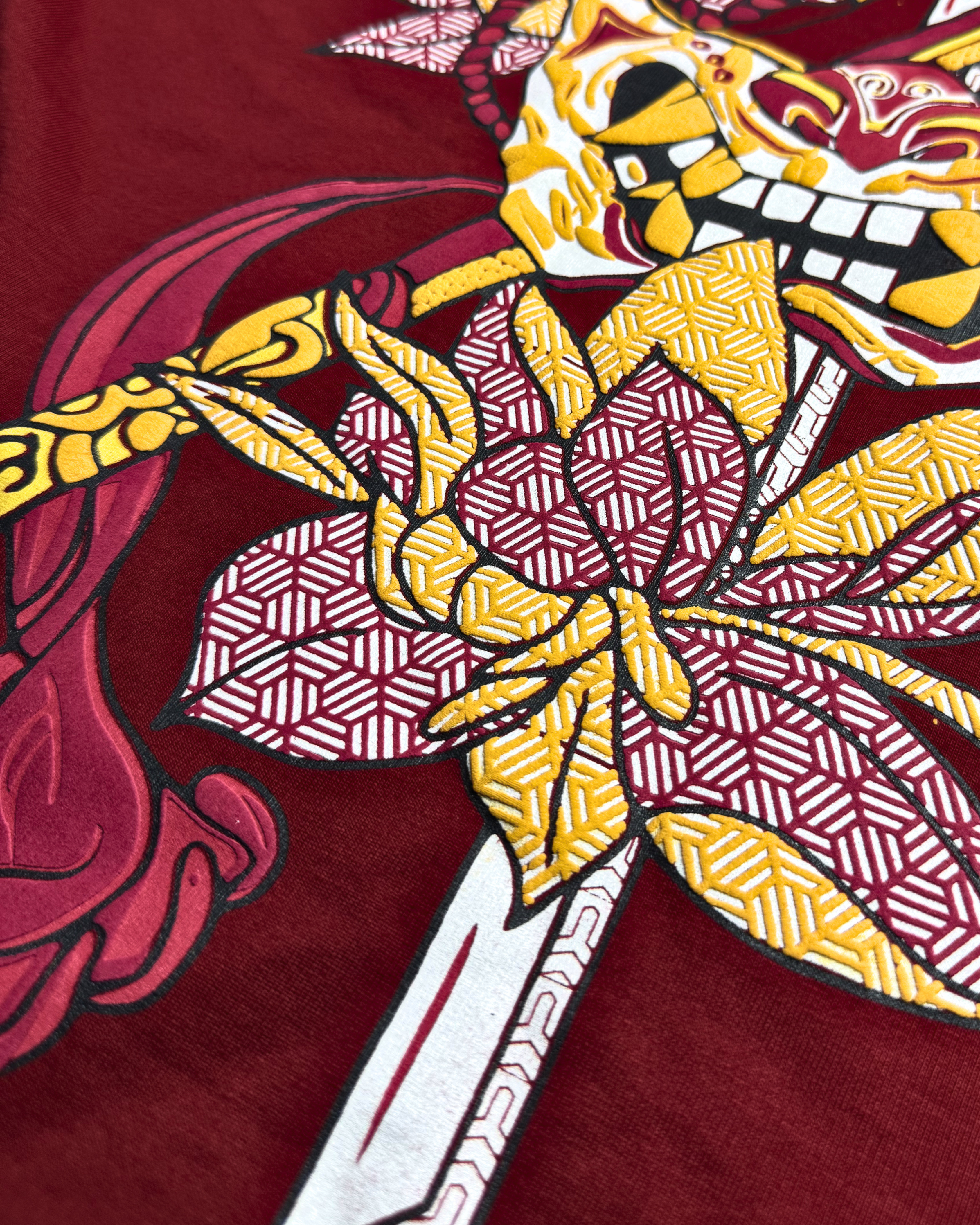 SAINT ARQANE - ONI WINE TEE (Back Print 1)