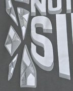 SAINT ARQANE - OPEN SAINT GREY TEE (Back Close up 2)